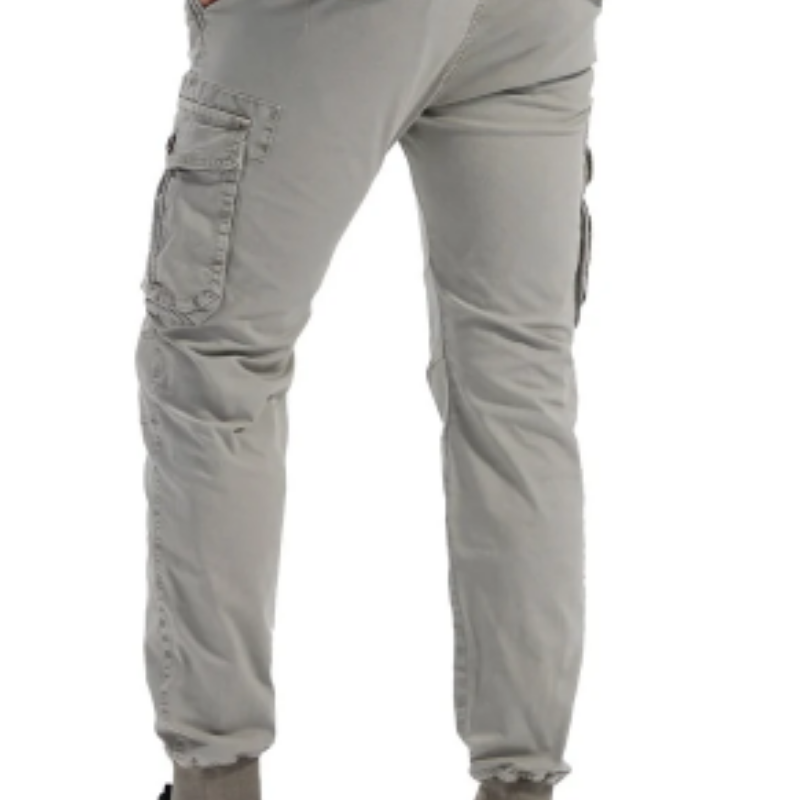 Men's Cargo Pants with Elastic Waistband and Pockets | Perfect for Outdoor Activities