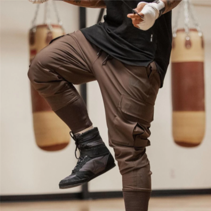 Men's Modern Jogger Cargo Pants with Large Pockets | Perfect for Outdoor Activities