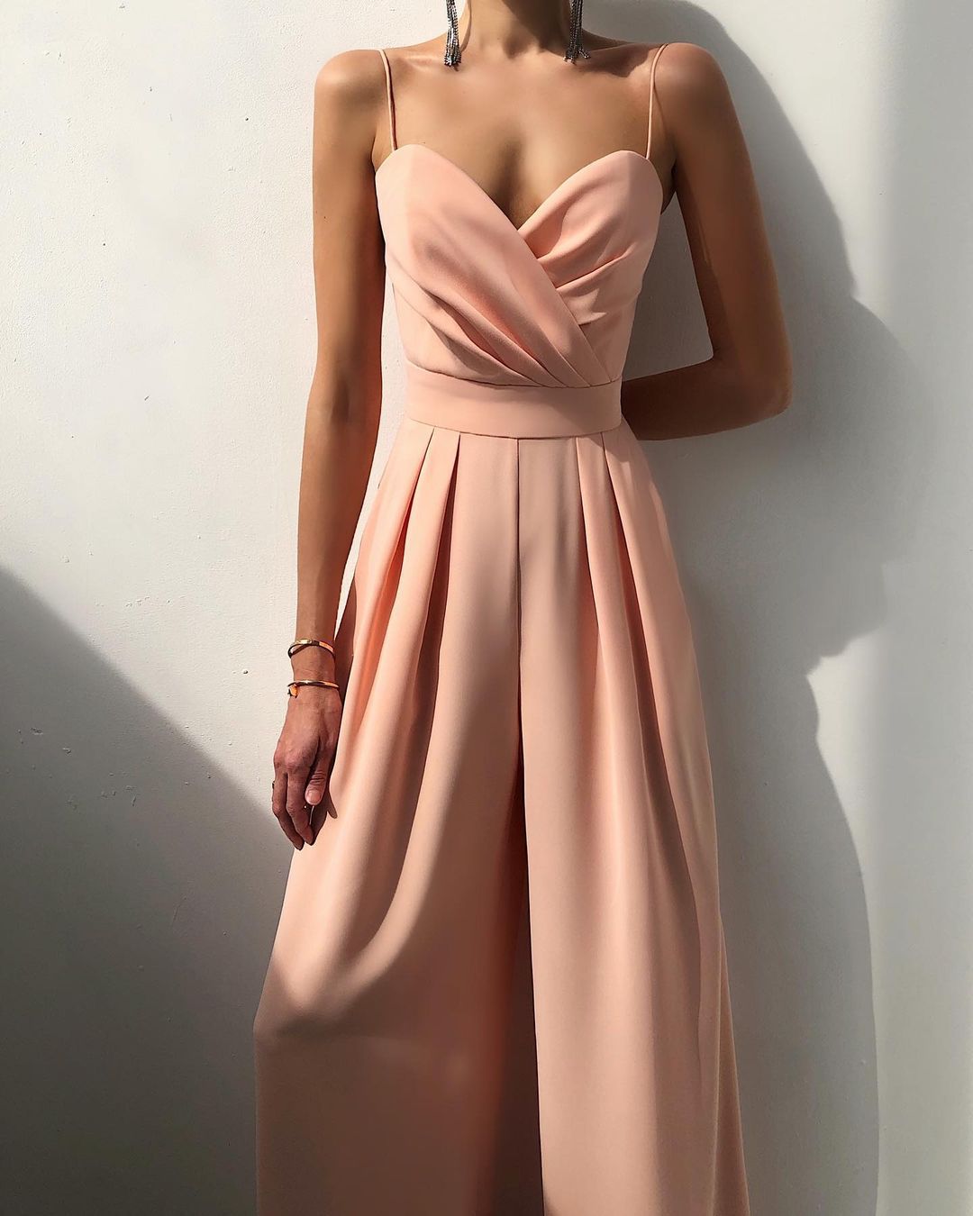 Women's Elegant Spaghetti Strap Wide Leg Jumpsuit | Ideal for Summer