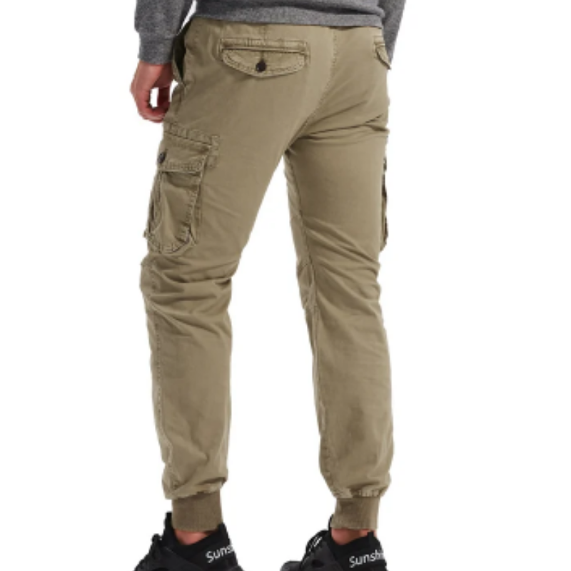 Men's Cargo Pants with Elastic Waistband and Pockets | Perfect for Outdoor Activities