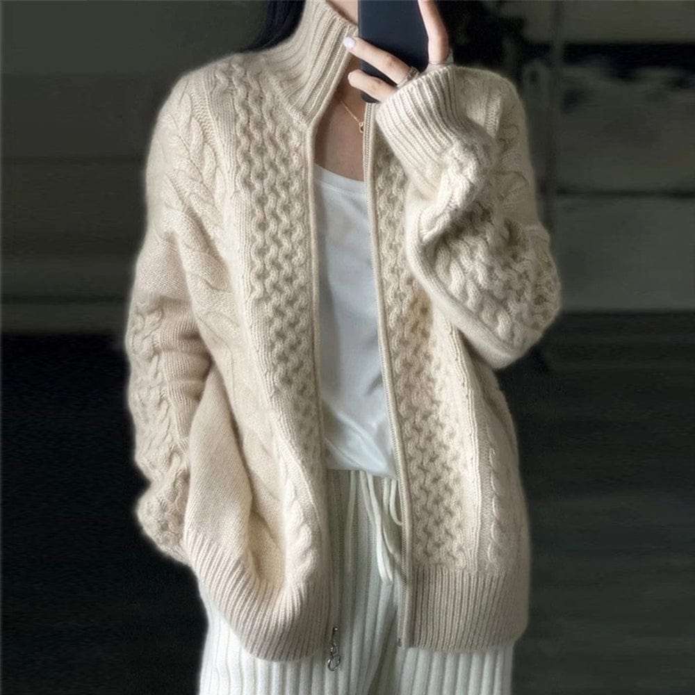 Enid - Knitted Cardigan - Elegant - Modern Style - Ideal for Winter