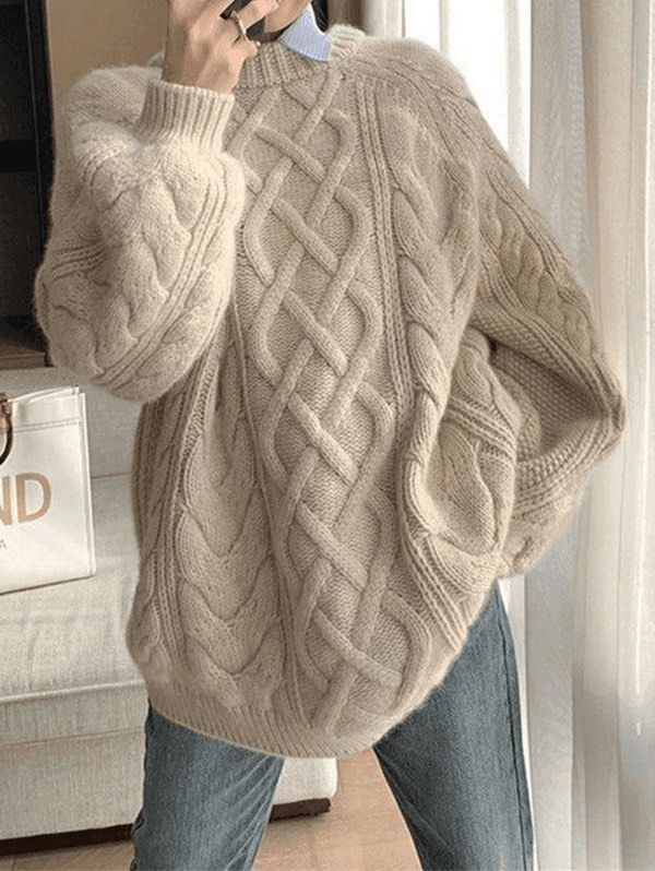 Women's Oversized Long Sleeve Jumper