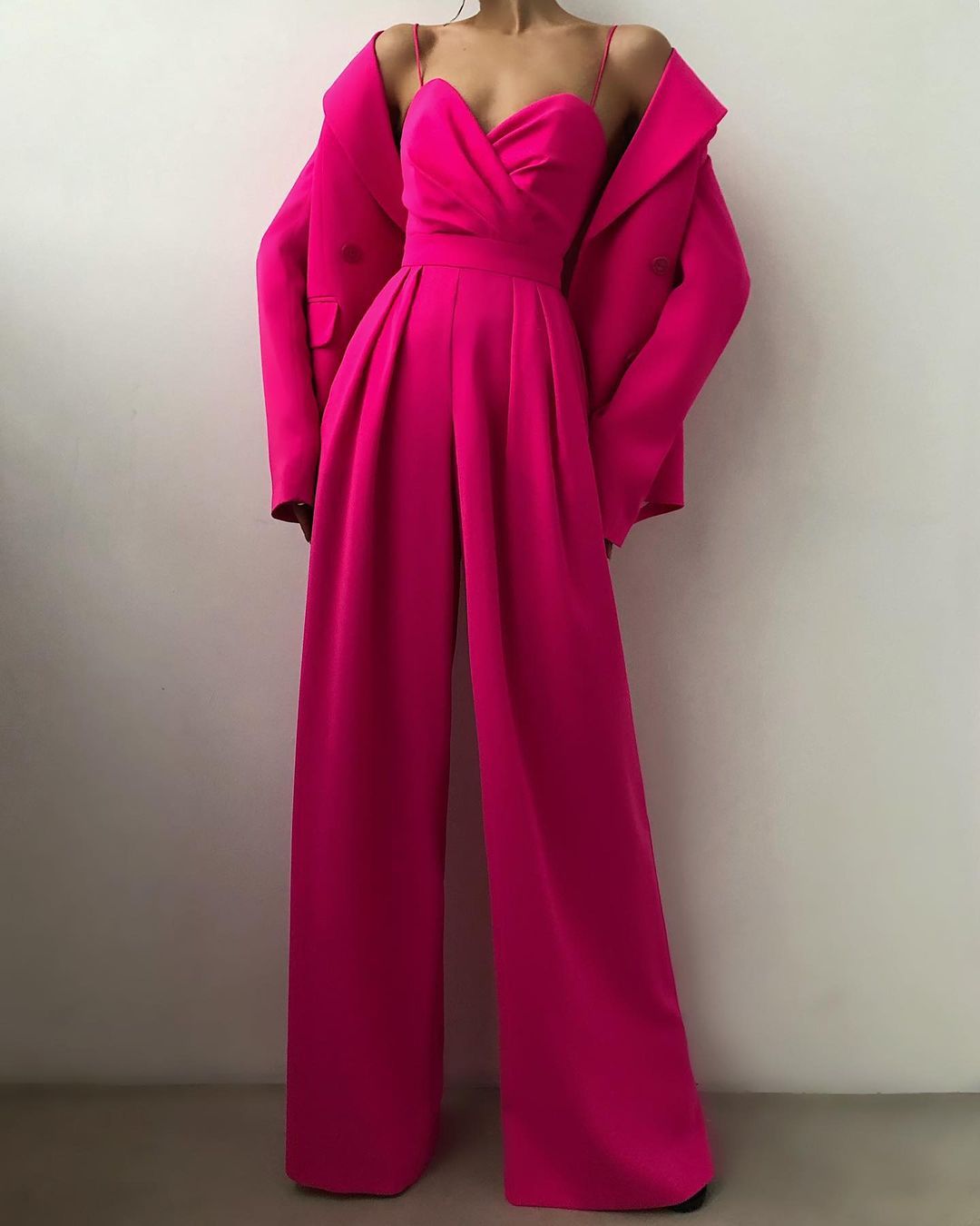 Women's Elegant Spaghetti Strap Wide Leg Jumpsuit | Ideal for Summer
