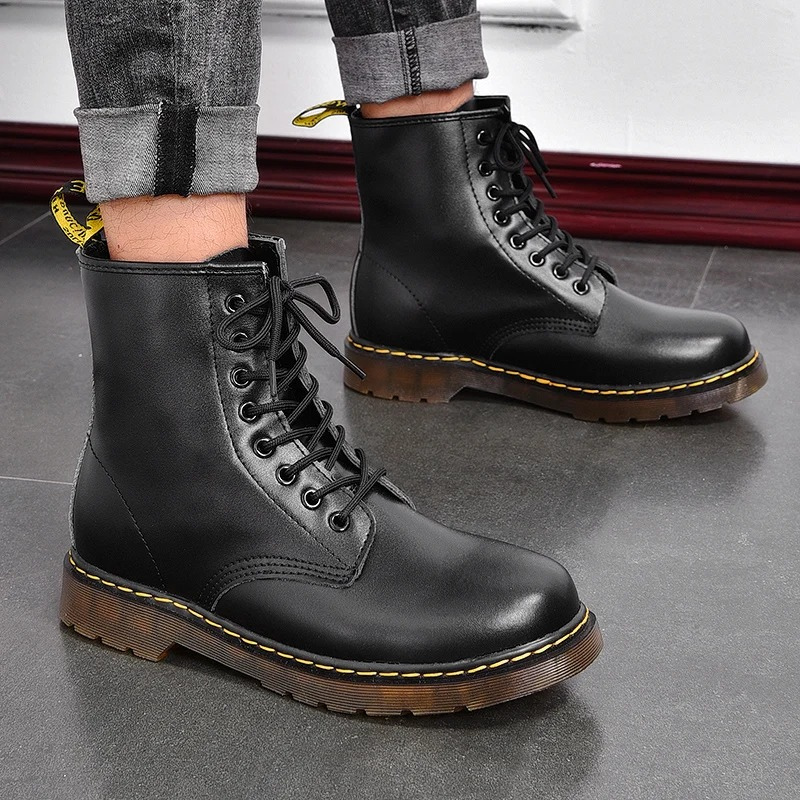 Men's Lace Up Vegan Leather Shoes | Ideal for Winter