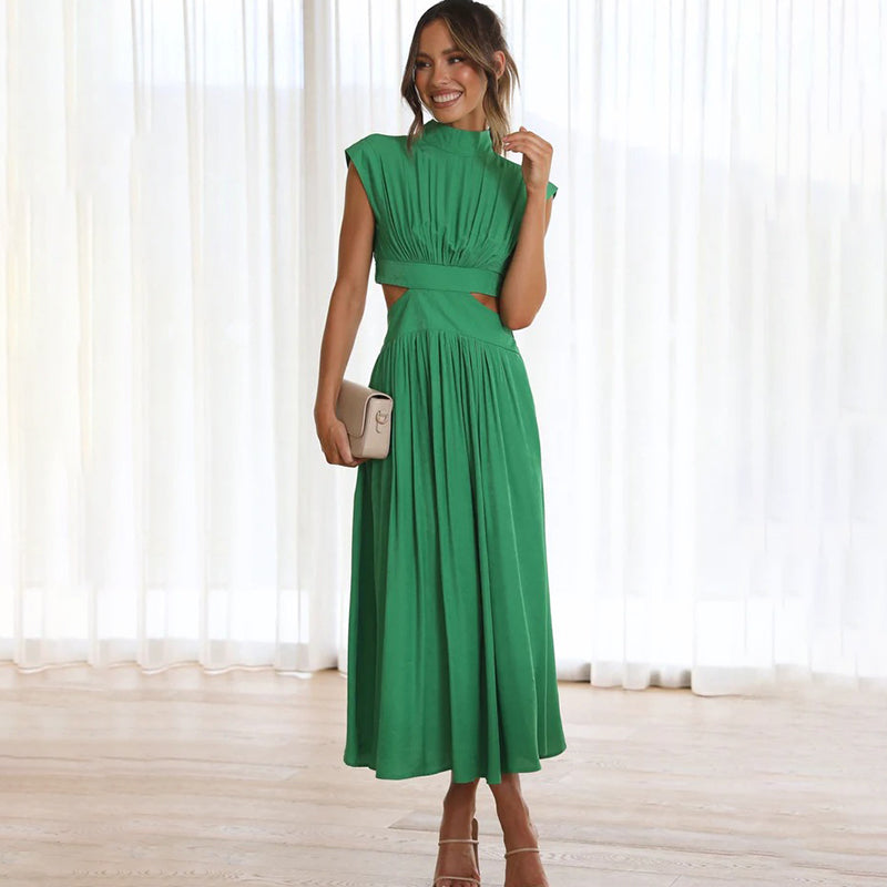 Women's Elegant Lightweight Maxi Dress with Flattering A-Line Silhouette