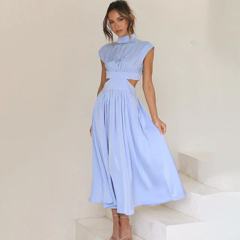 Women's Elegant Lightweight Maxi Dress with Flattering A-Line Silhouette