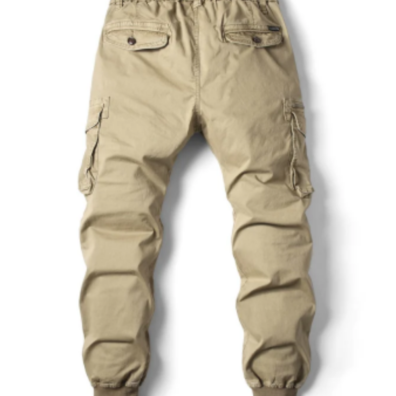 Men's Cargo Pants with Elastic Waistband and Pockets | Perfect for Outdoor Activities
