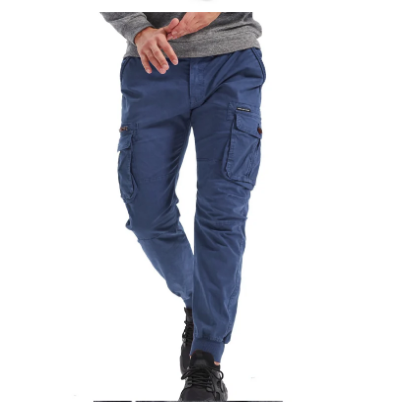 Men's Cargo Pants with Elastic Waistband and Pockets | Perfect for Outdoor Activities