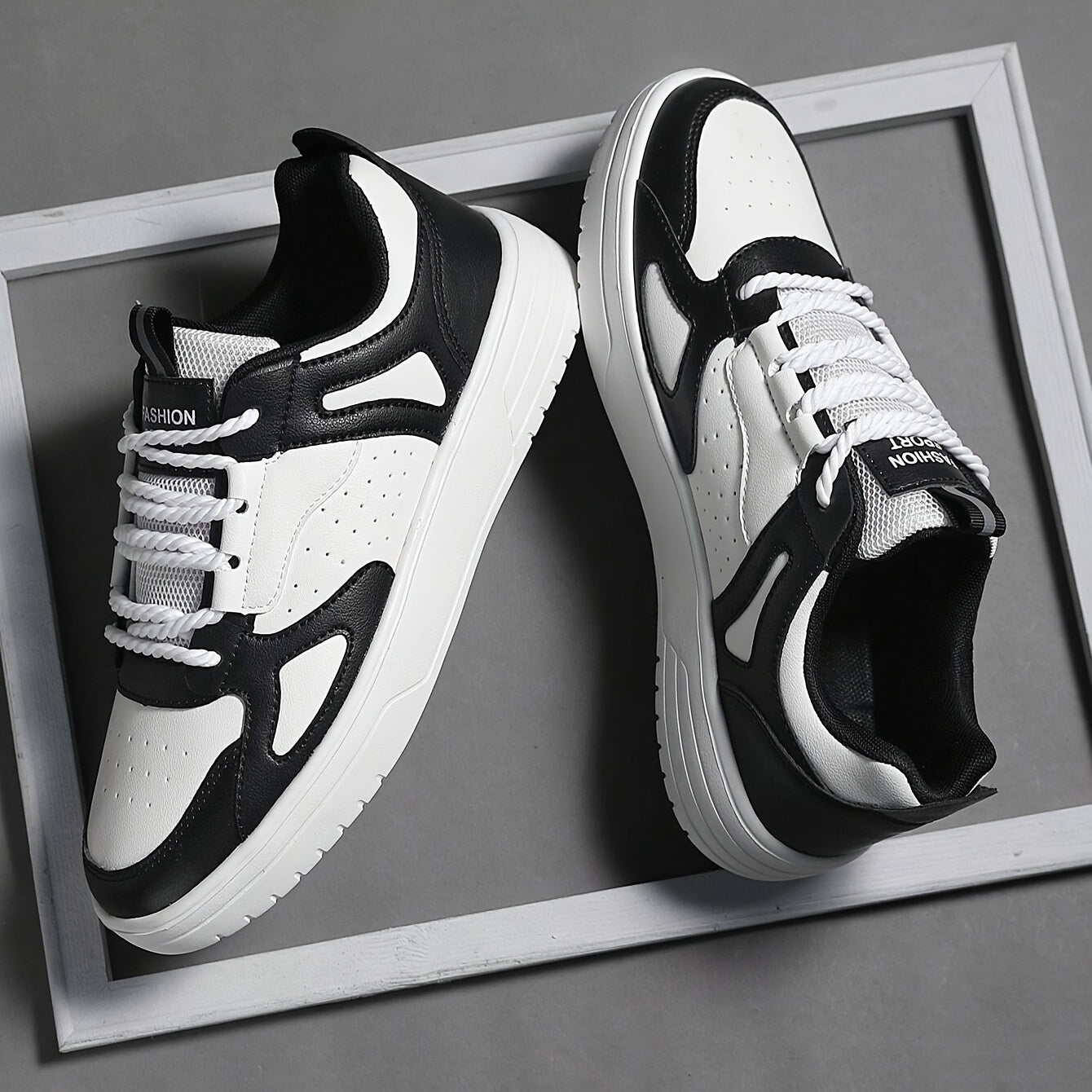 Black White