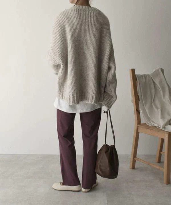 Sylvia - Sweater with Oversized pockets - Casual - Modern Style - Ideal for Winter