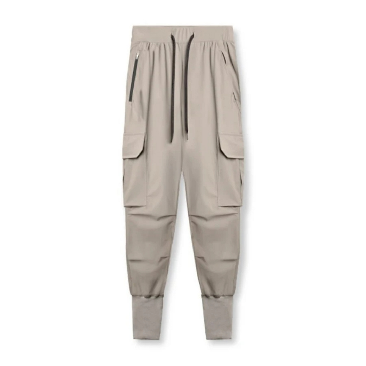 Men's Military-Style Multi-Pocket Cargo Pants with Elastic Waist | Perfect for Casual Days