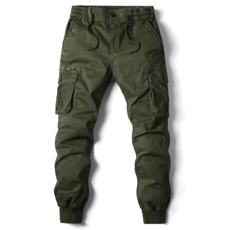 Men's Cargo Pants with Elastic Waistband and Pockets | Perfect for Outdoor Activities