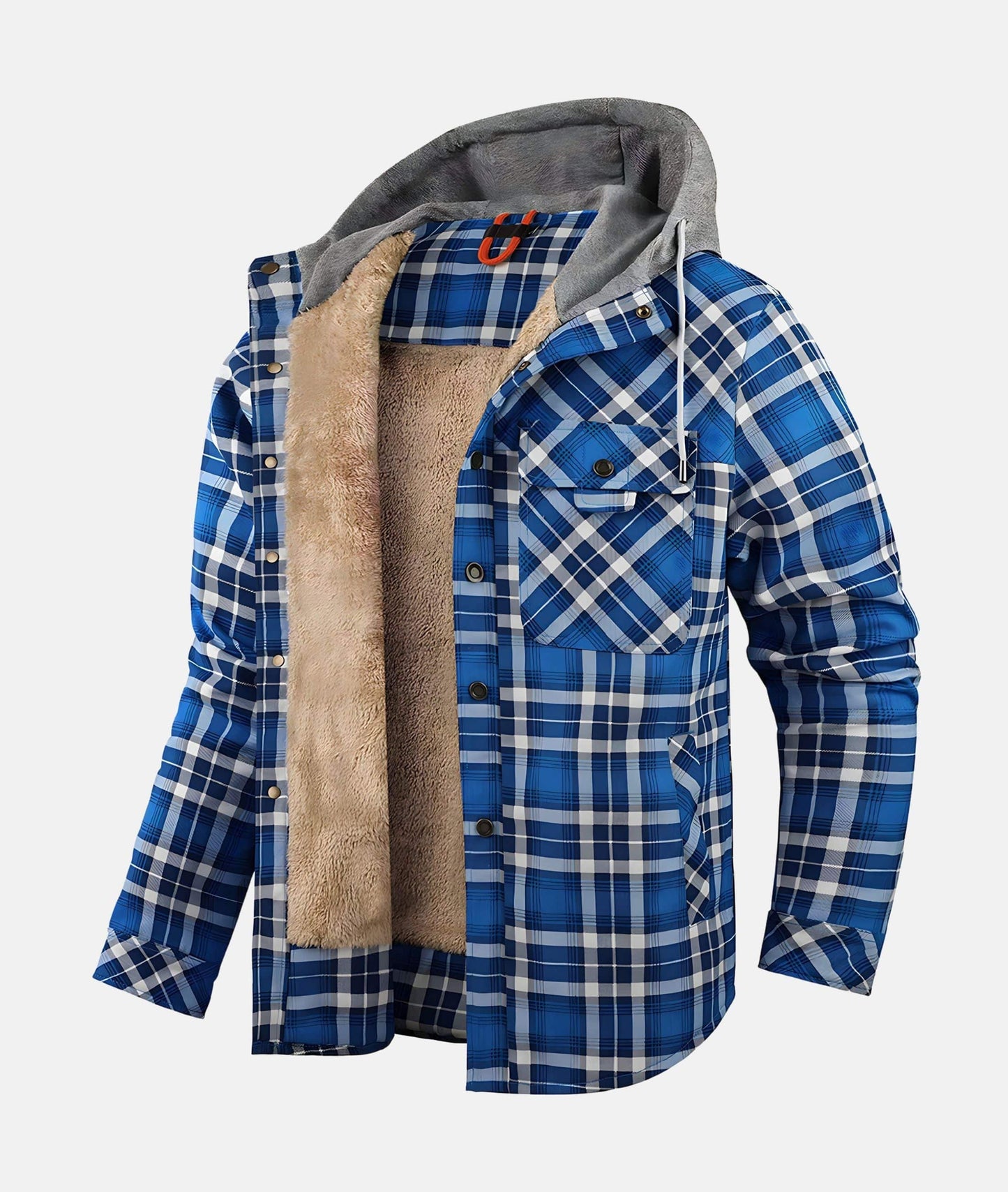 Hugh - Flannel Jacket - Casual - Modern Style - Ideal for Winter