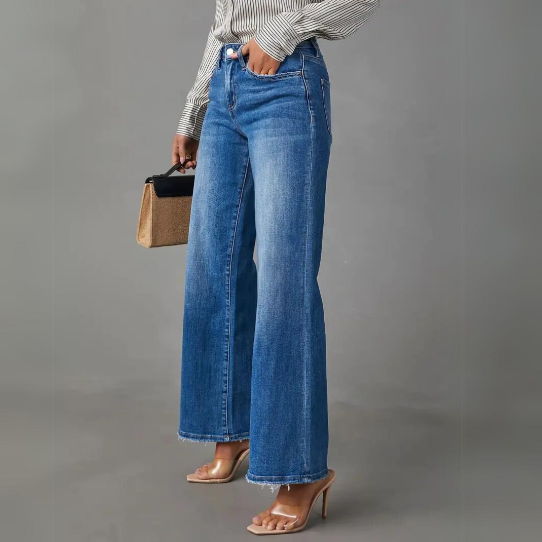 Women's Stretchy Retro Baggy Jeans | Perfect for Casual Days