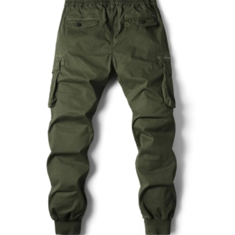 Men's Cargo Pants with Elastic Waistband and Pockets | Perfect for Outdoor Activities