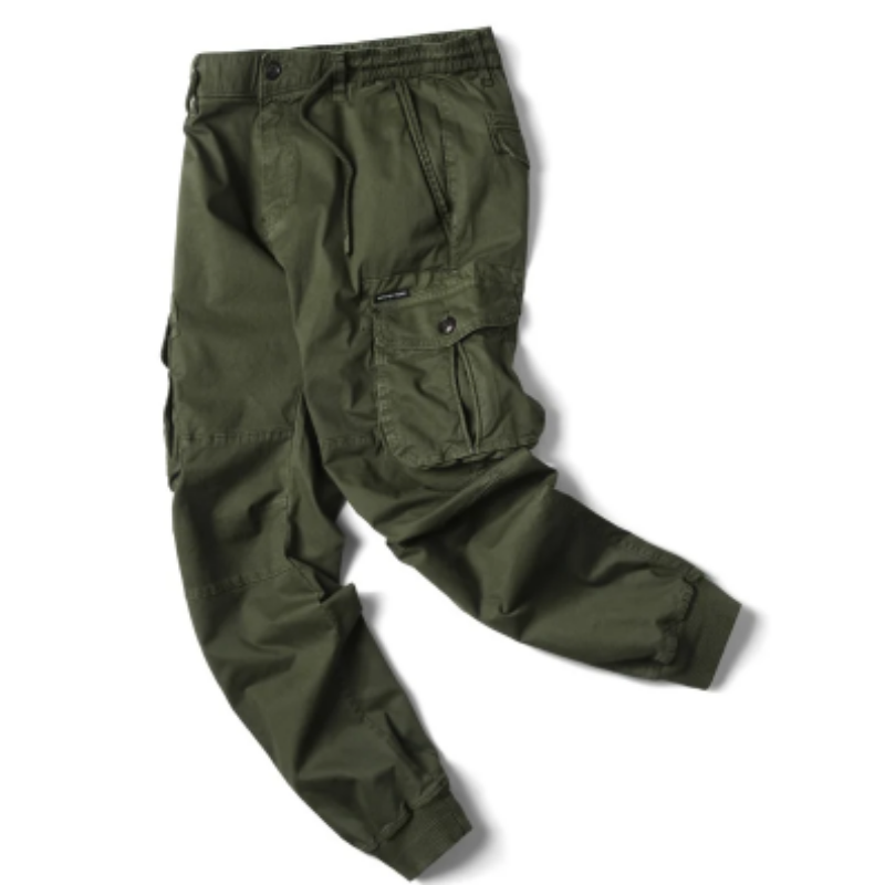 Men's Cargo Pants with Elastic Waistband and Pockets | Perfect for Outdoor Activities