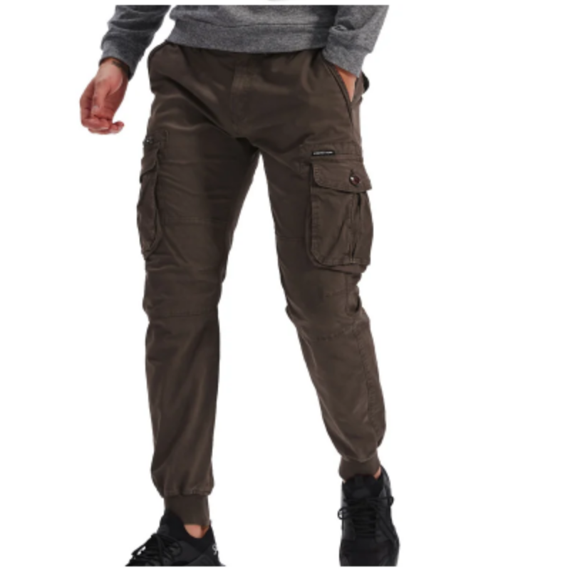 Men's Cargo Pants with Elastic Waistband and Pockets | Perfect for Outdoor Activities