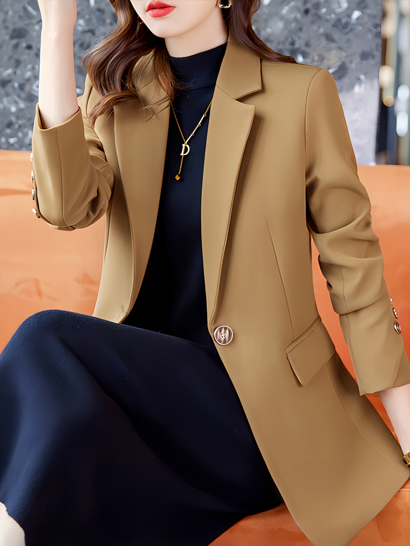 Khaki, Black