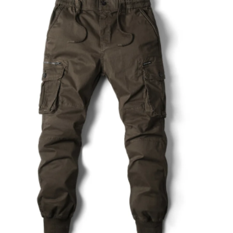 Men's Cargo Pants with Elastic Waistband and Pockets | Perfect for Outdoor Activities
