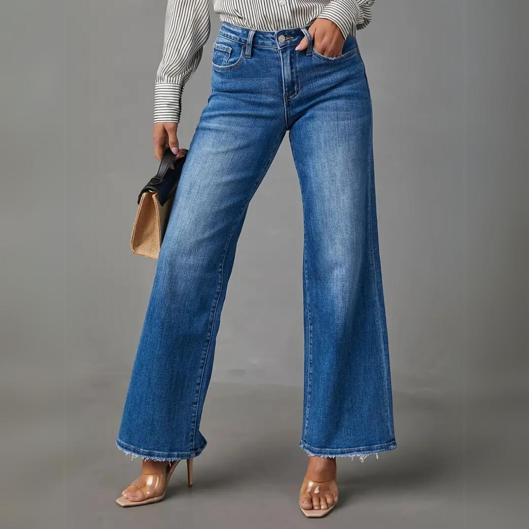 Women's Stretchy Retro Baggy Jeans | Perfect for Casual Days