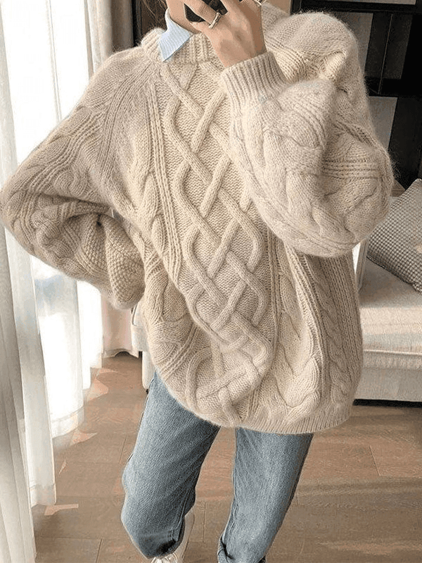 Women's Oversized Long Sleeve Jumper