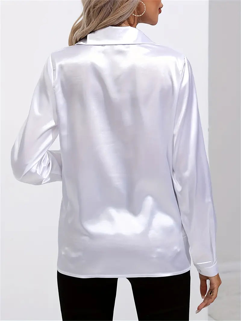 Women's Casual Chic Cotton Shirt with Relaxed Fit