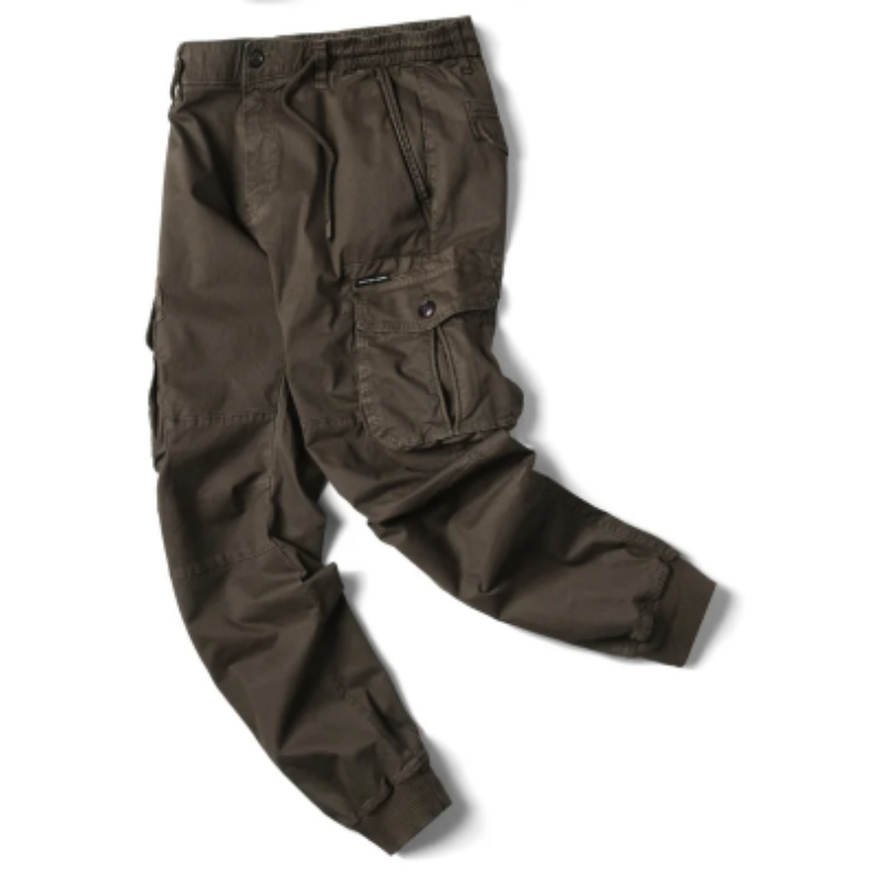 Men's Cargo Pants with Elastic Waistband and Pockets | Perfect for Outdoor Activities