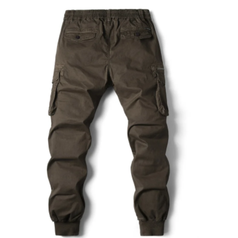 Men's Cargo Pants with Elastic Waistband and Pockets | Perfect for Outdoor Activities