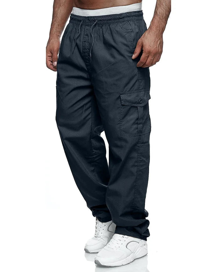 Men's Loose-Fitting Multi-Pocket Cargo Pants | Perfect for Outdoor Activities