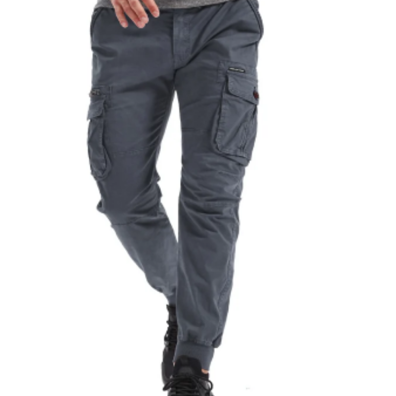 Men's Cargo Pants with Elastic Waistband and Pockets | Perfect for Outdoor Activities