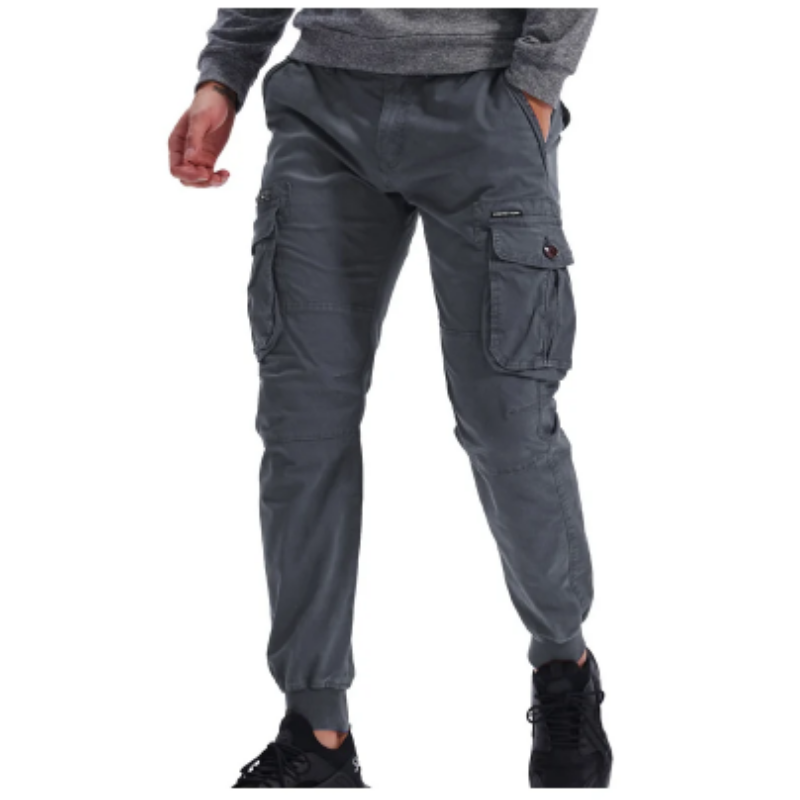Men's Cargo Pants with Elastic Waistband and Pockets | Perfect for Outdoor Activities