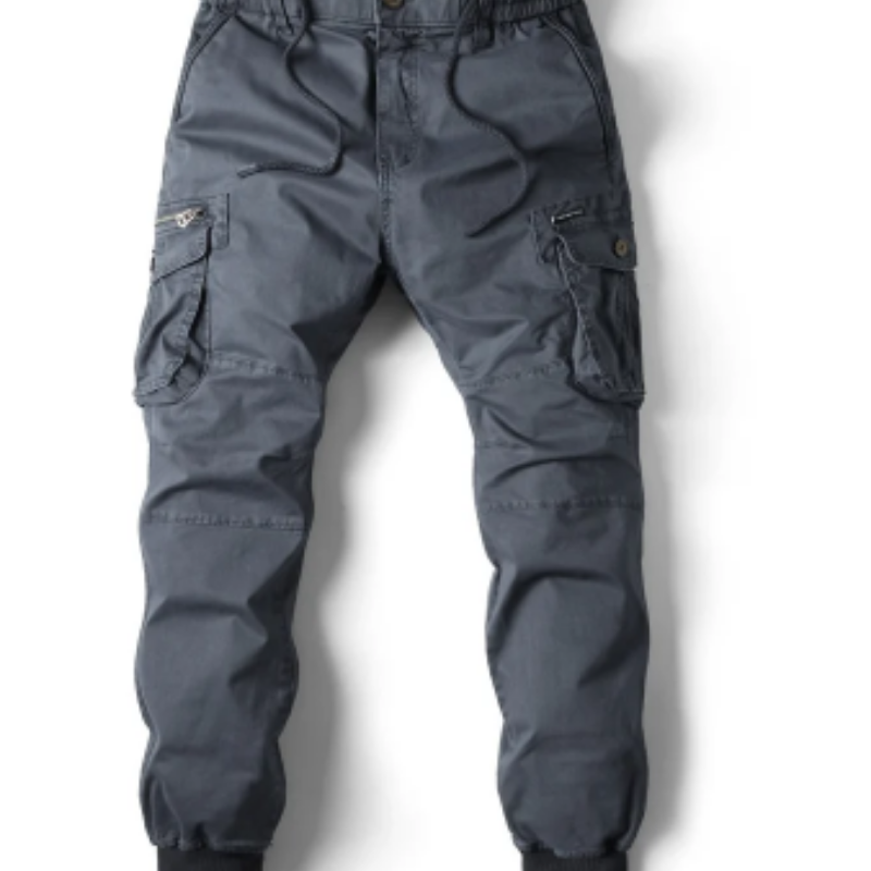 Men's Cargo Pants with Elastic Waistband and Pockets | Perfect for Outdoor Activities