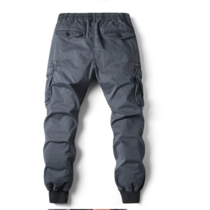 Men's Cargo Pants with Elastic Waistband and Pockets | Perfect for Outdoor Activities