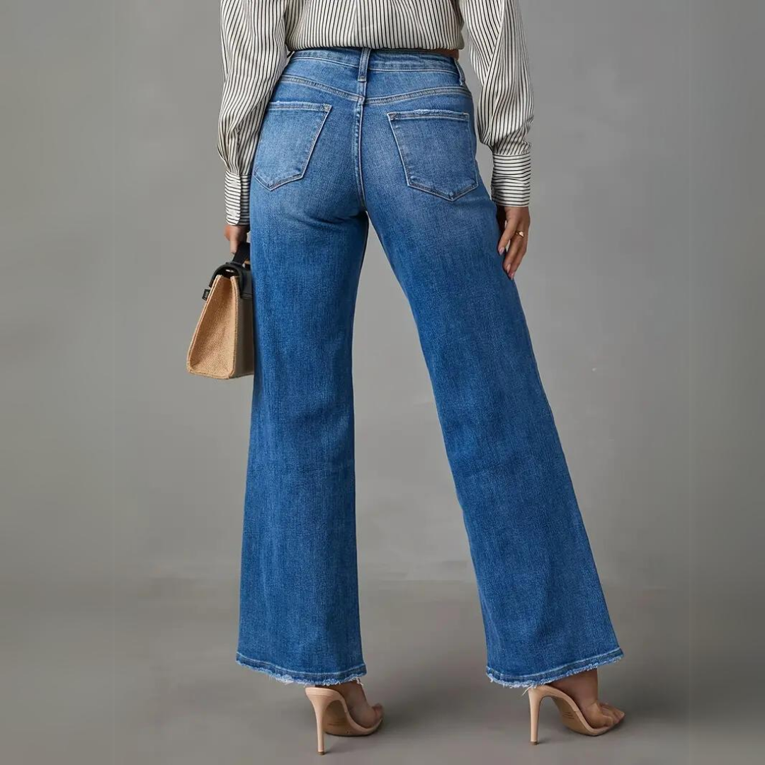 Women's Stretchy Retro Baggy Jeans | Perfect for Casual Days