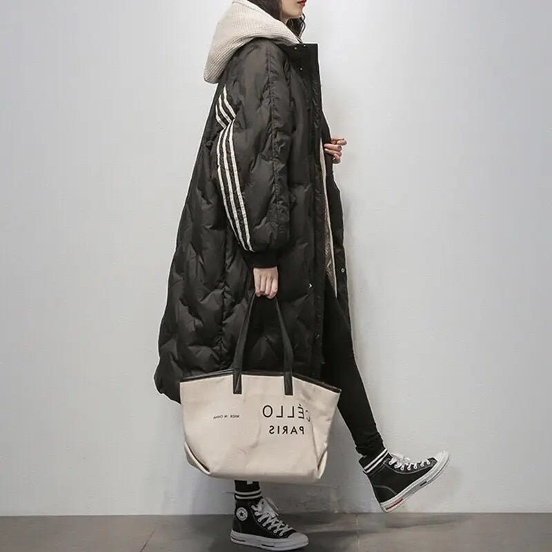 Stylish Long Warm Down Coat for Women | Perfect for Everyday Wear