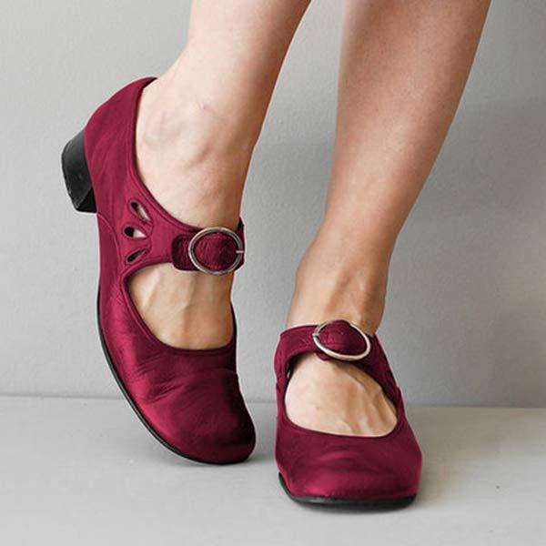 Women's Comfortable Synthetic Orthopedic Shoes with Round Toe Design