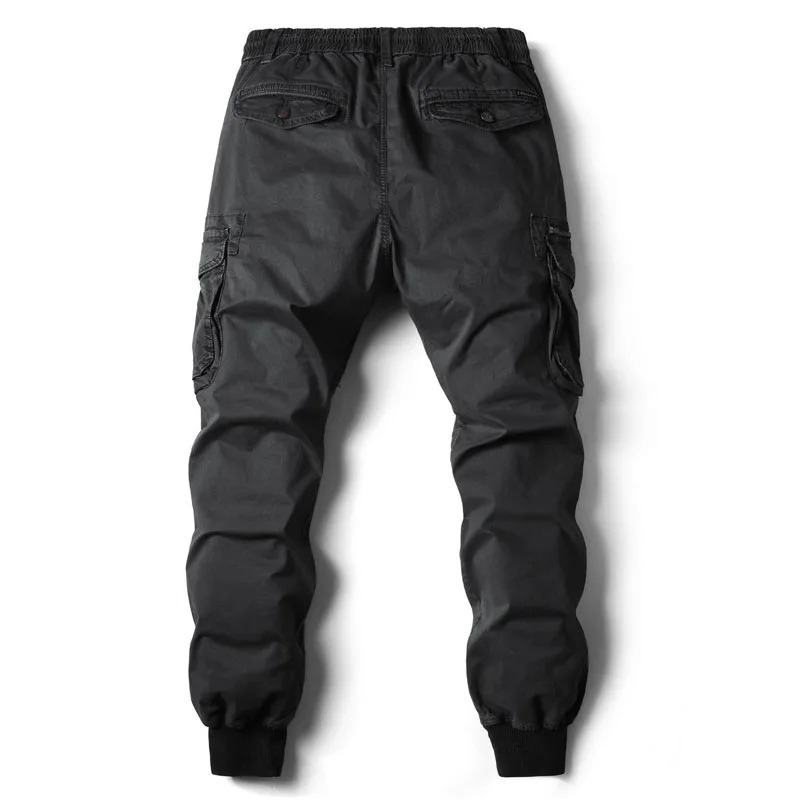 Men's Cargo Pants with Elastic Waistband and Pockets | Perfect for Outdoor Activities