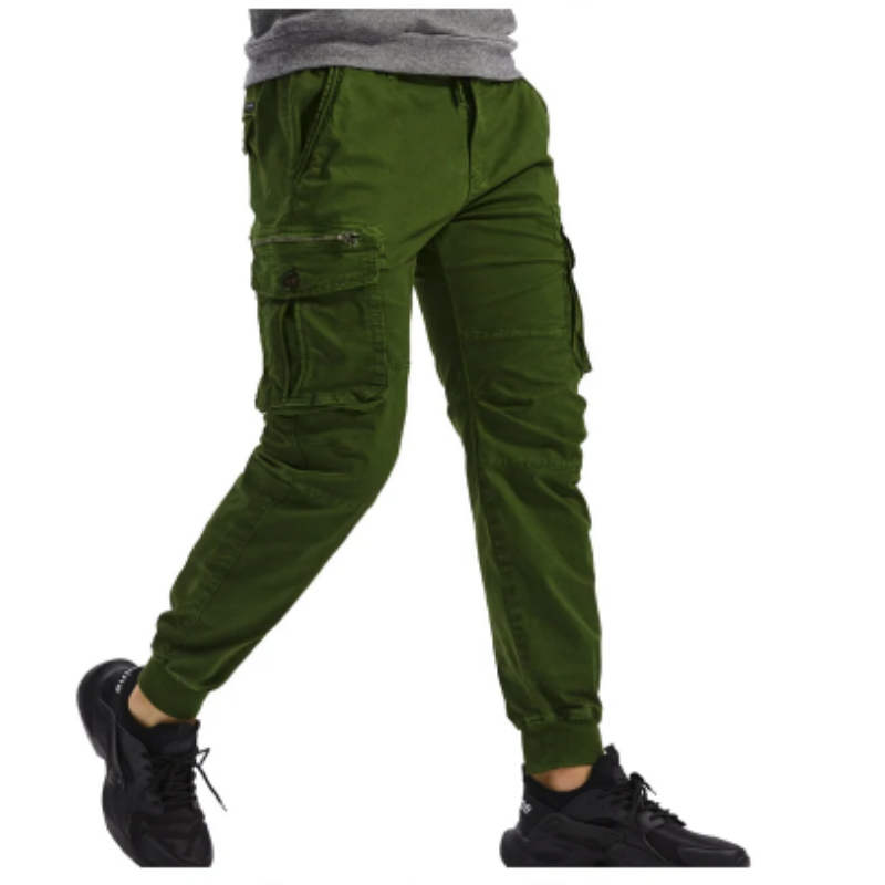 Men's Cargo Pants with Elastic Waistband and Pockets | Perfect for Outdoor Activities