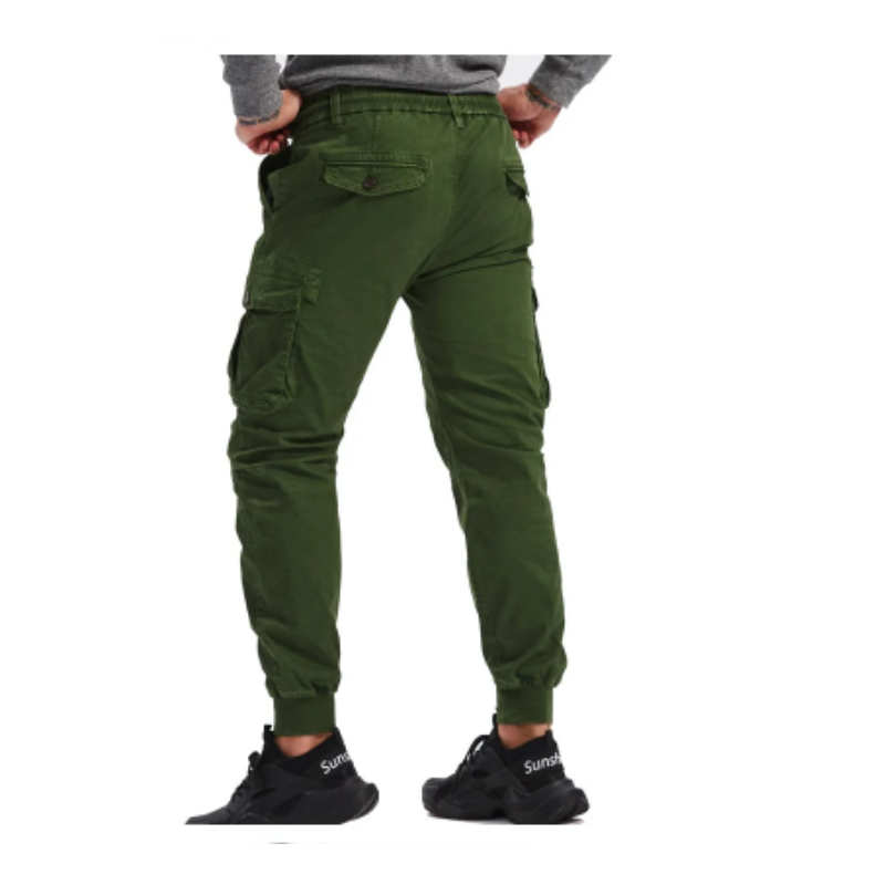 Men's Cargo Pants with Elastic Waistband and Pockets | Perfect for Outdoor Activities