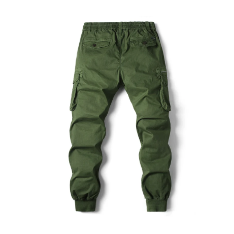 Men's Cargo Pants with Elastic Waistband and Pockets | Perfect for Outdoor Activities