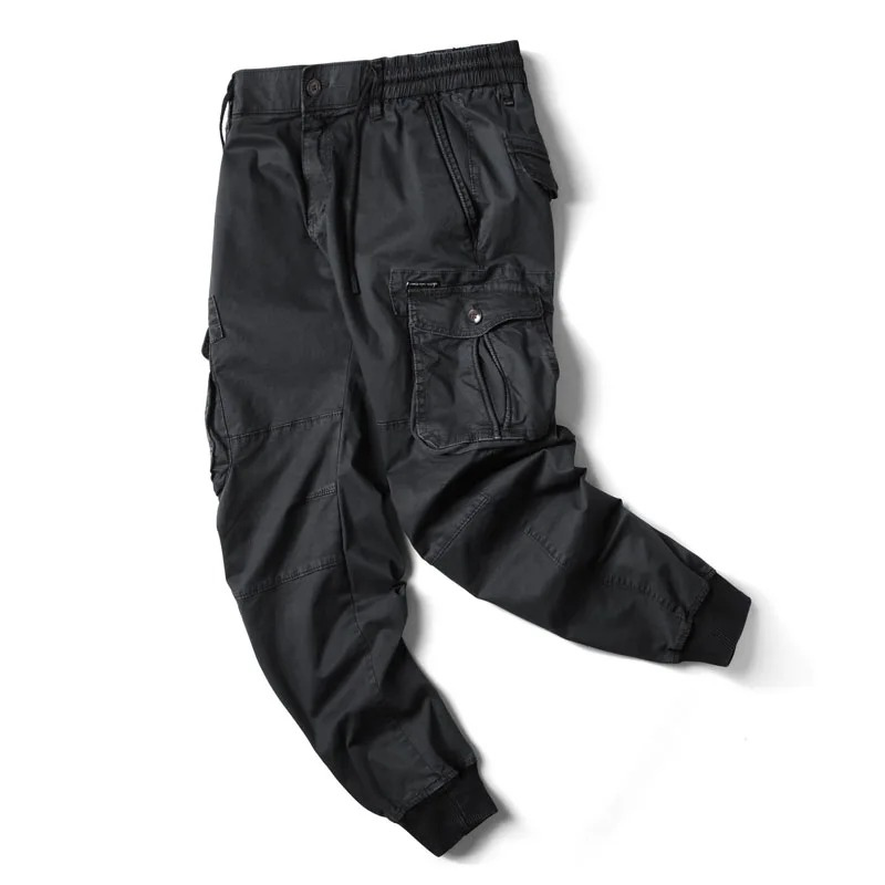 Men's Cargo Pants with Elastic Waistband and Pockets | Perfect for Outdoor Activities