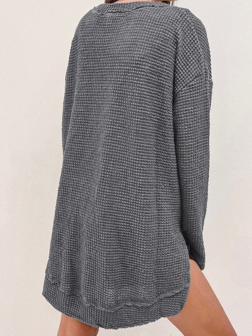 Women's Loose Cashmere Turtleneck Jumper with Stylish Slits | Ideal for Winter
