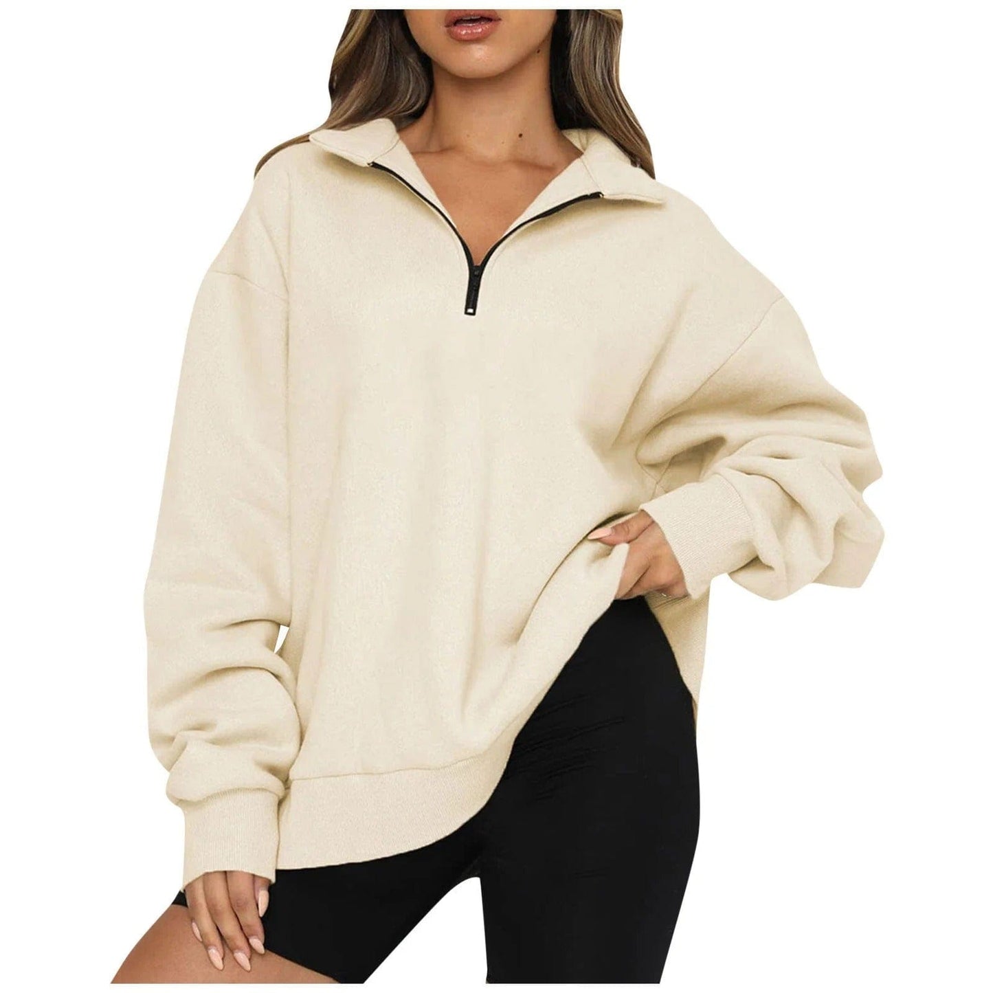 Eva - Zipped Jumper - Casual - Modern Style - Ideal for Winter