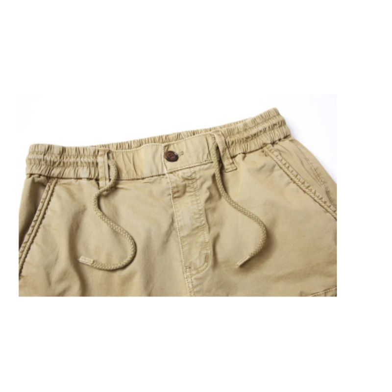 Men's Cargo Pants with Elastic Waistband and Pockets | Perfect for Outdoor Activities