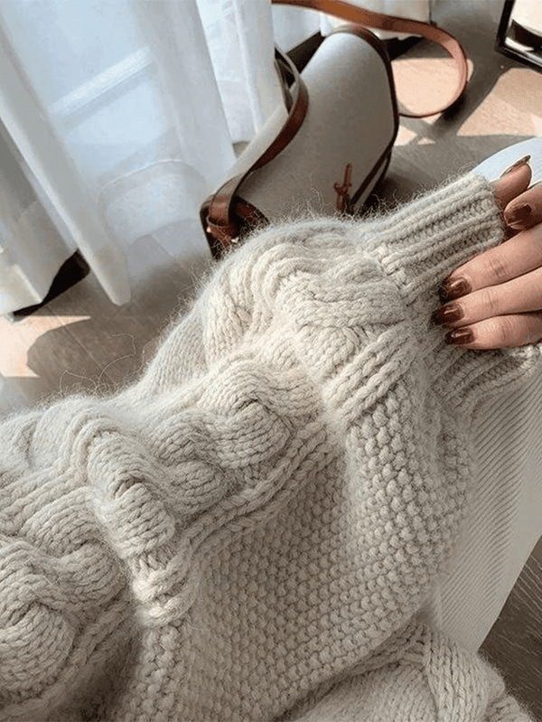 Women's Oversized Long Sleeve Jumper
