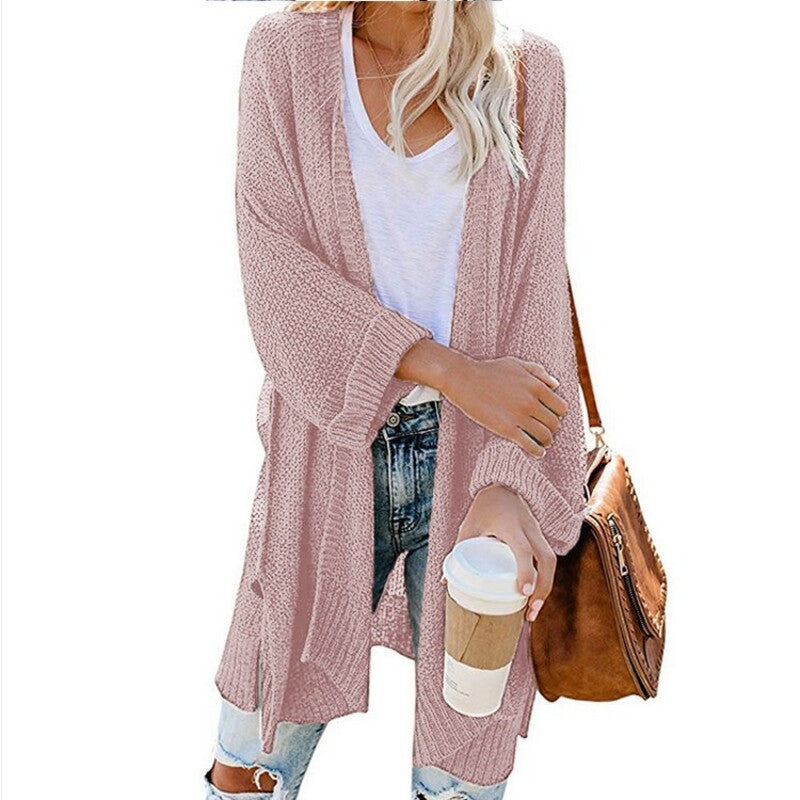 Women's Casual Open Front Knitwear Cardigan with Pocket | Ideal for Winter