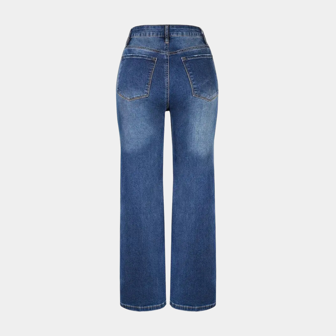 Women's Stretchy Retro Baggy Jeans | Perfect for Casual Days