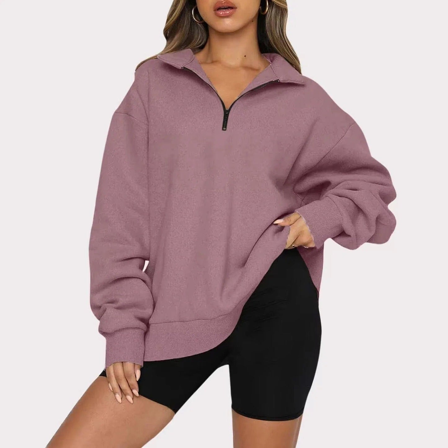 Eva - Zipped Jumper - Casual - Modern Style - Ideal for Winter