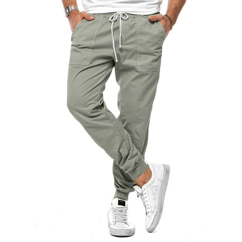 Men's Cargo Pants with Woven Cord Detail | Perfect for Casual Days