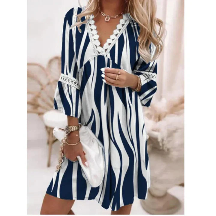 Variant image for Women's Breezy Floral Summer Dress with Lightweight Fabric-25